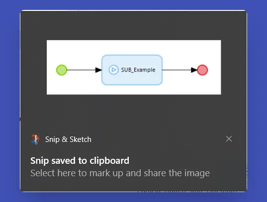 Quick and easy partial screen capture using the Snipping Tool.